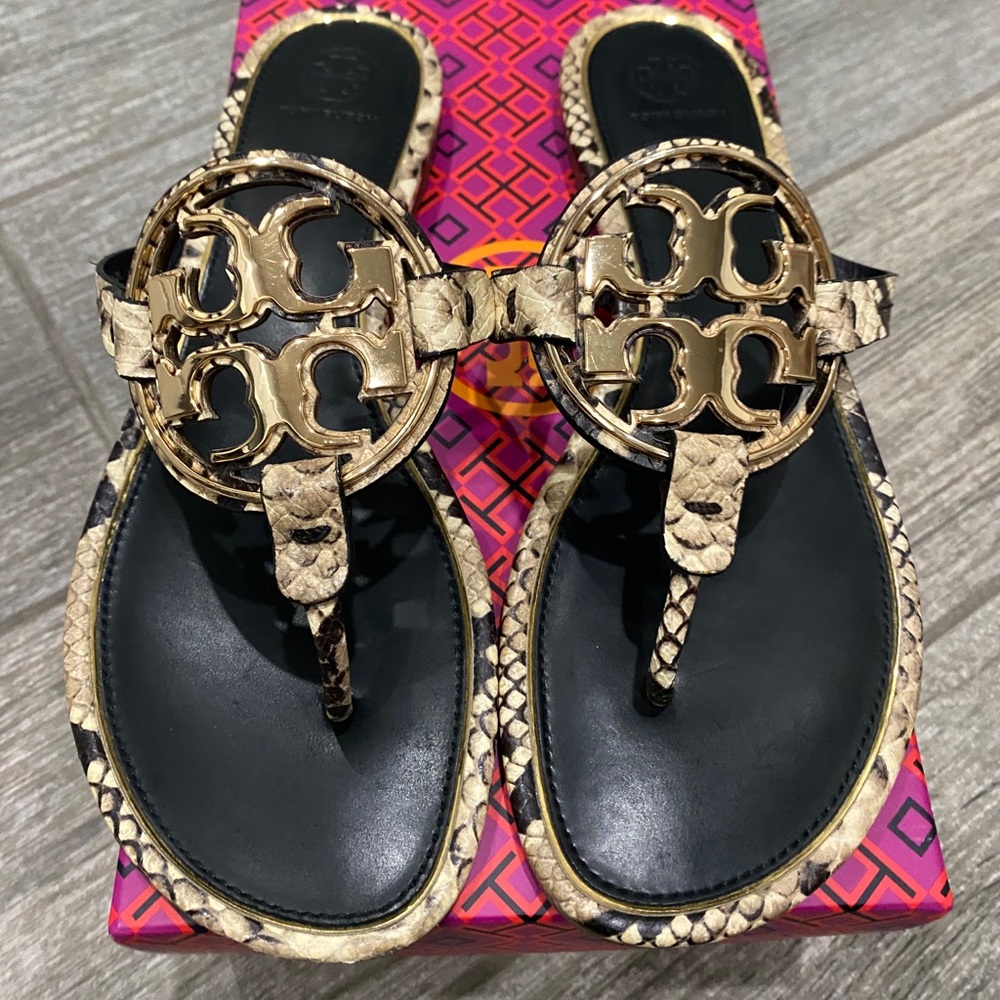 Rare!  NWT Tory Burch Miller Leather Sandal 10